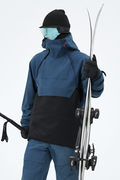 Snow Jacket Men Metal Blue/Black
