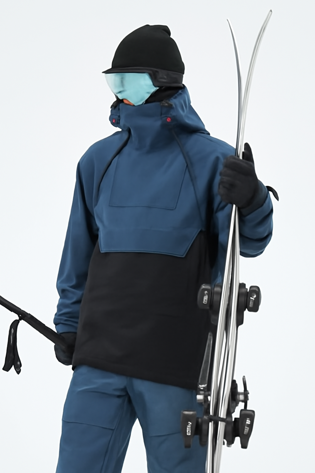 Snow Jacket Men Metal Blue/Black