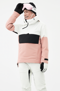 Snow Jacket Women White/Black/Pink