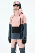 Snow Jacket Women Pink/Black/Metal Blue