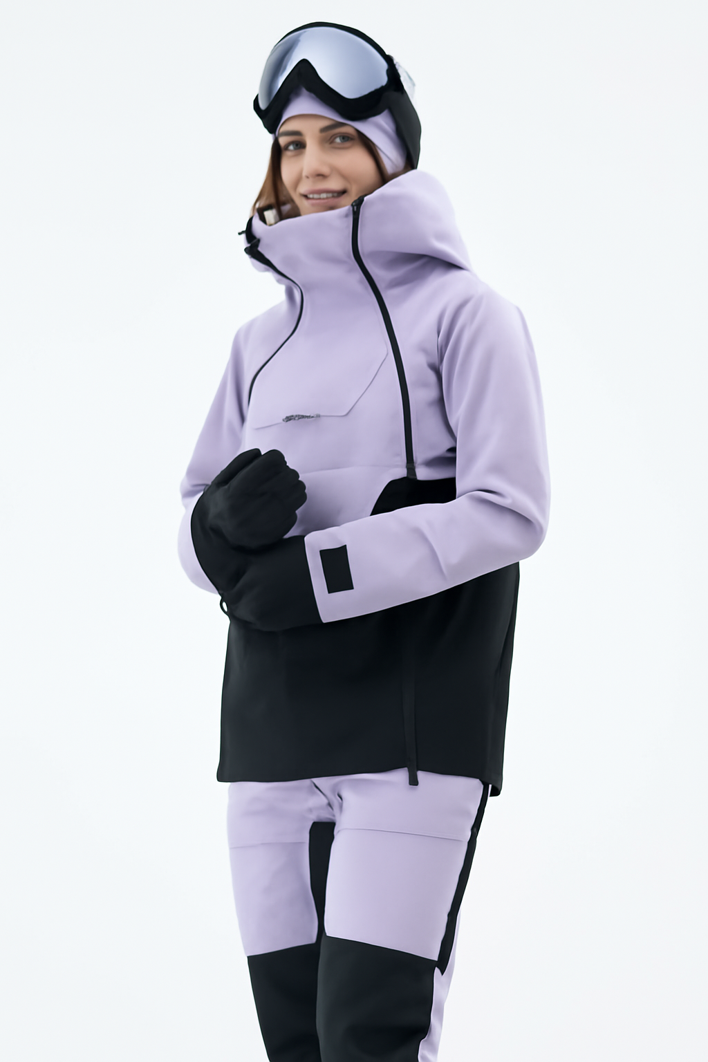 Snow Jacket Women Violet/Black