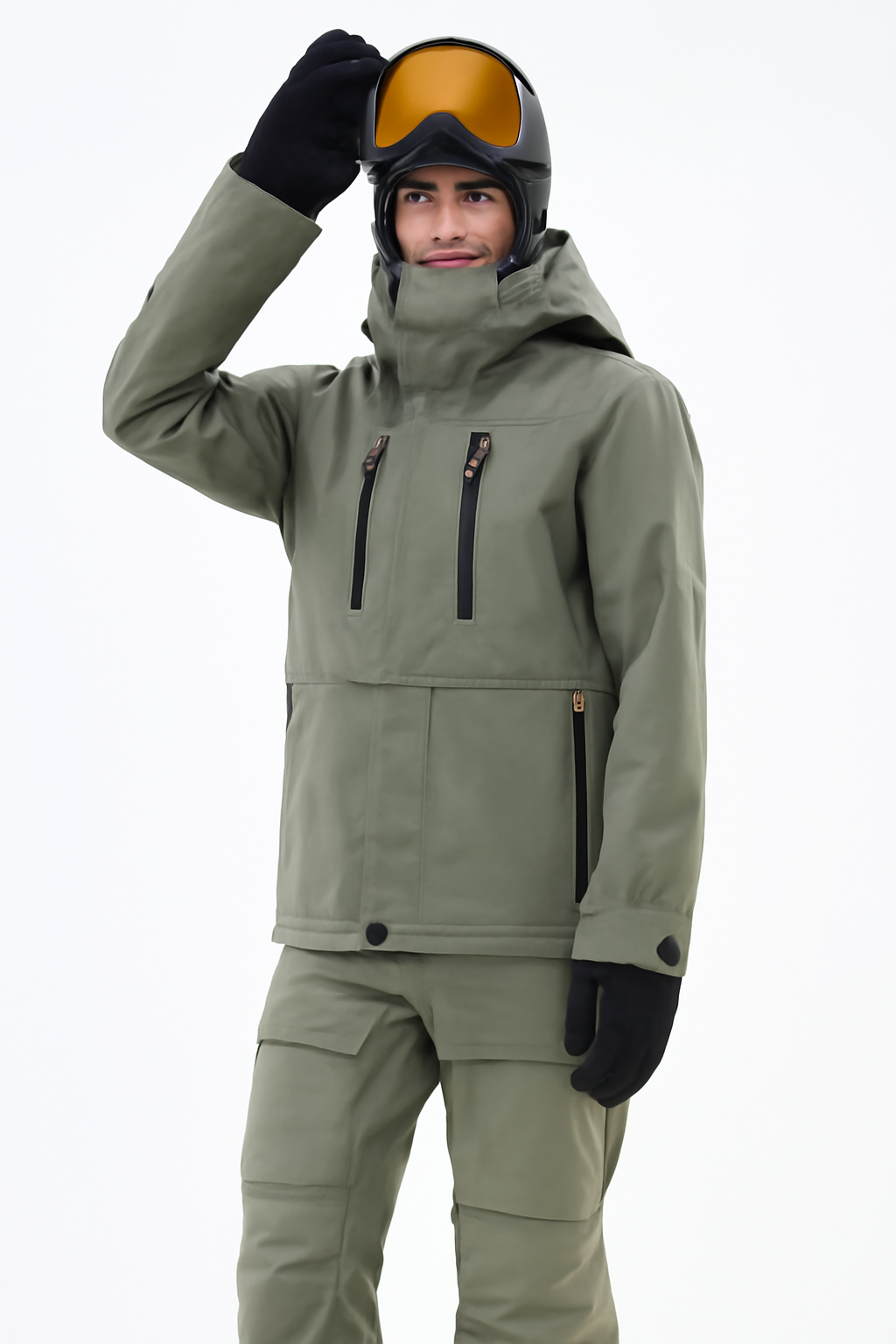 Snowboard Jacket Women Greenish