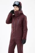 Snowboard Jacket Women Burgundy