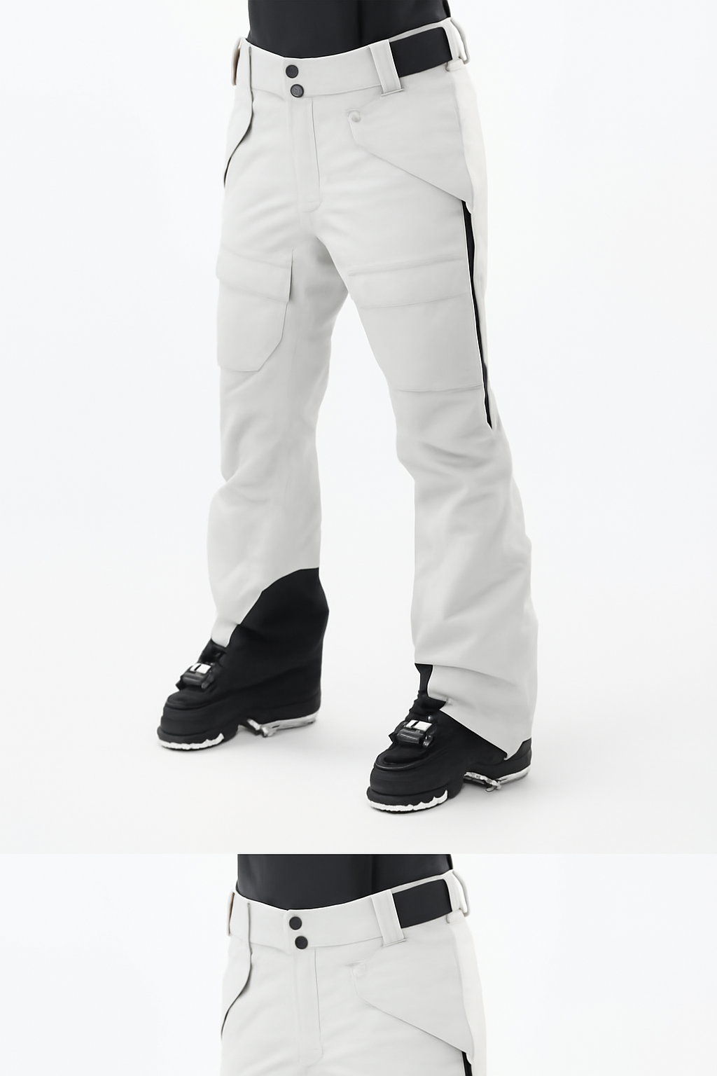Snowboard Pants Women Light Grey