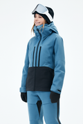 Snowboard Jacket Women Blue Steel/Black