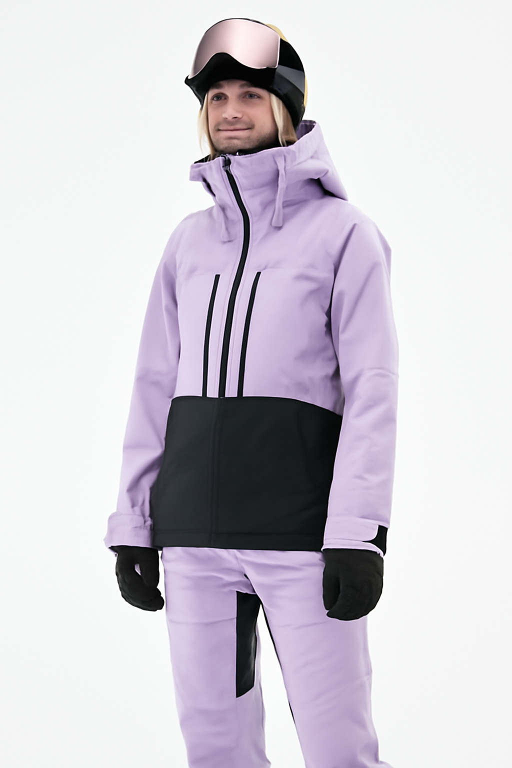 Snowboard Jacket Women Faded Violet/Black