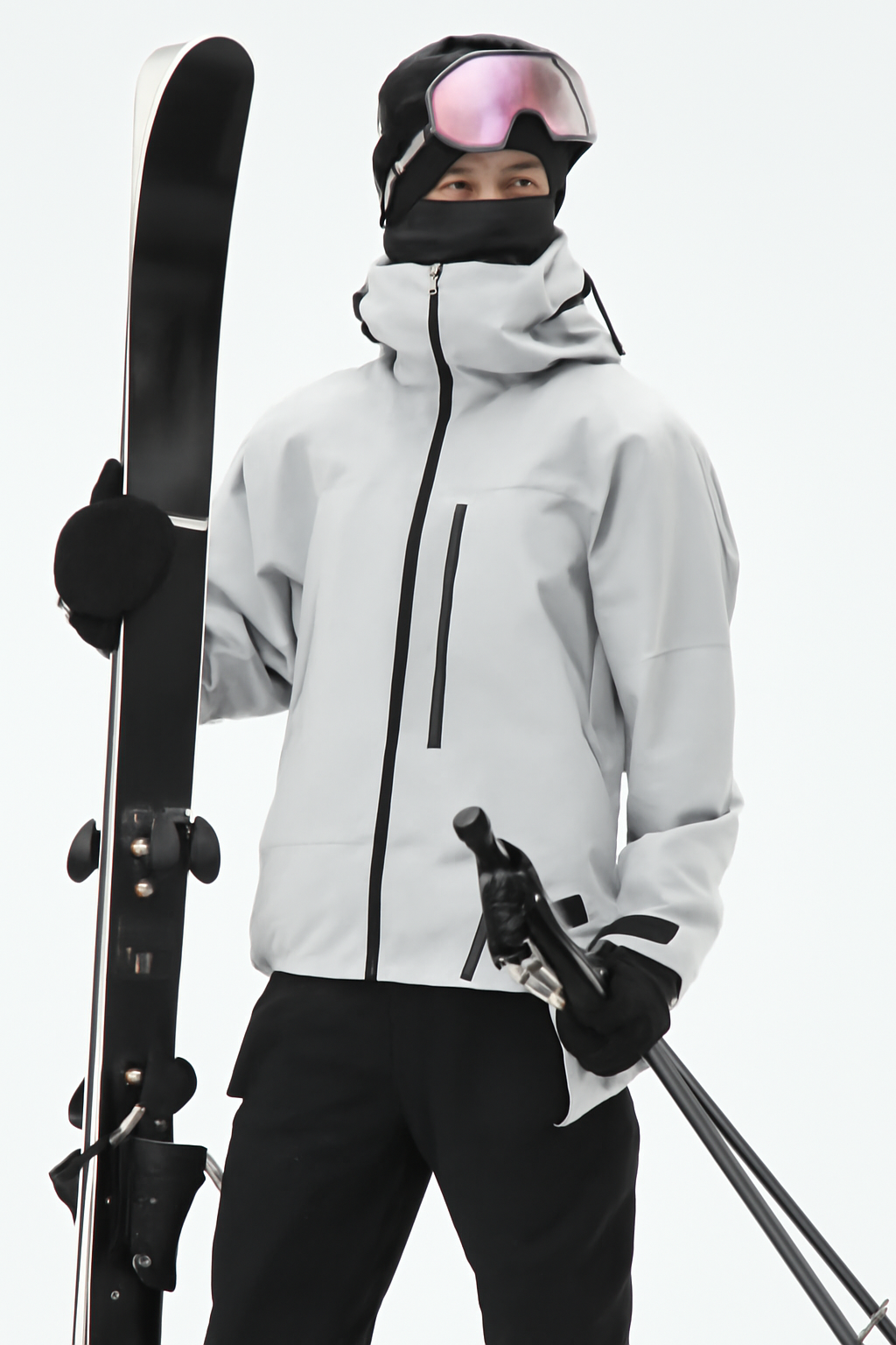 Snowboard Jacket Men Light Grey II