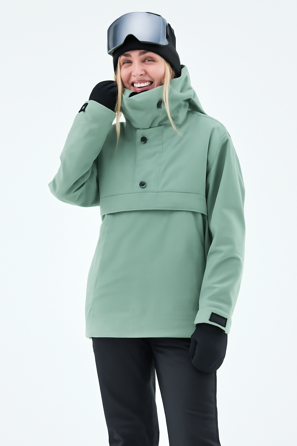 Snowboard Jacket Women Faded Green