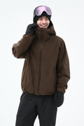 Snowboard Jacket Men Dark Brown