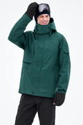 Snowboard Jacket Men Bottle Green