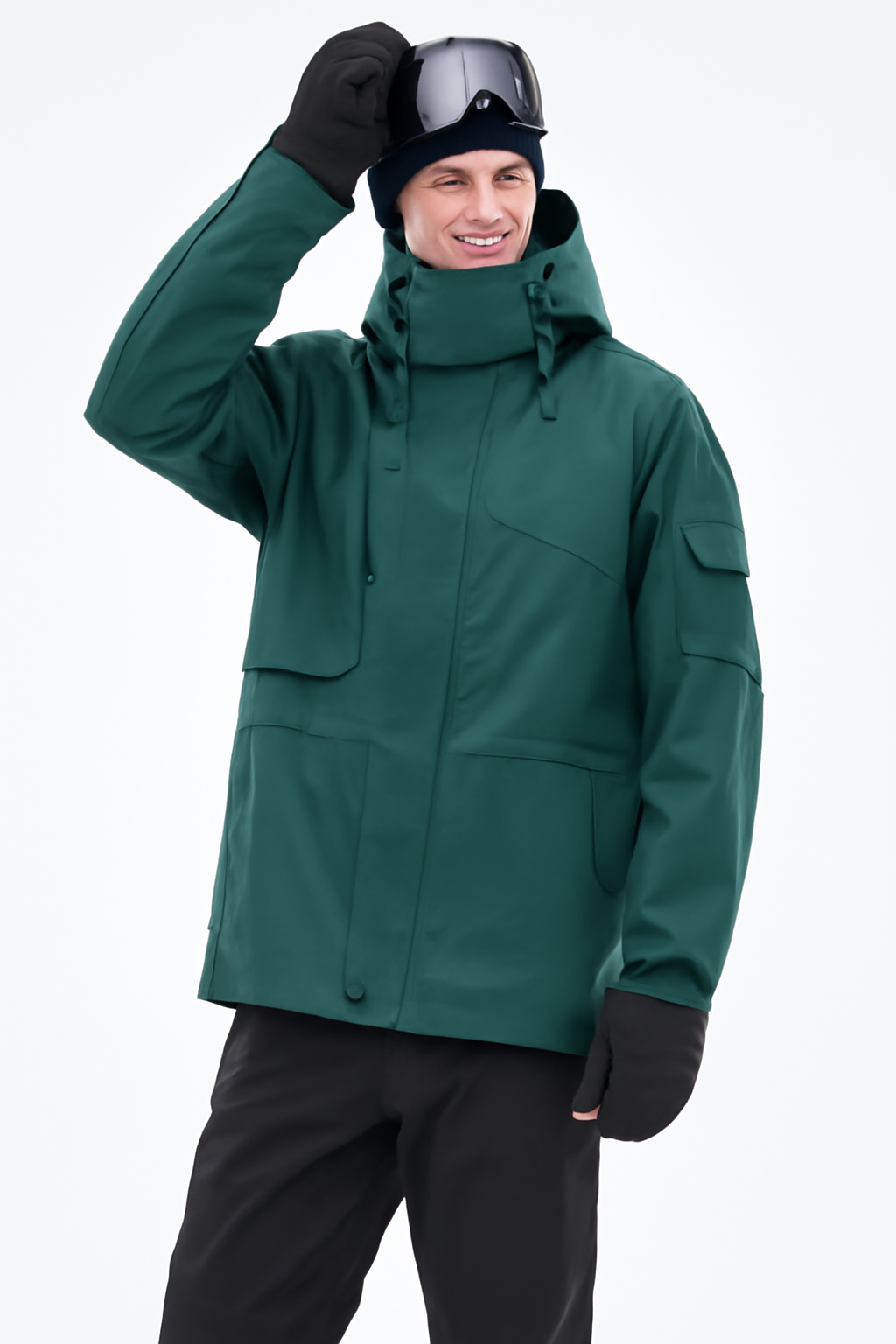 Snowboard Jacket Men Bottle Green