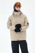 Snowboard Jacket Men Sand
