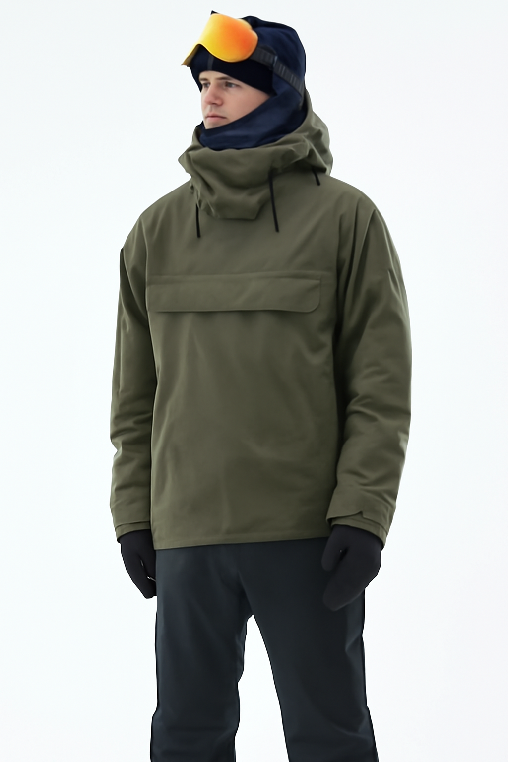 Snowboard Jacket Men Olive Green