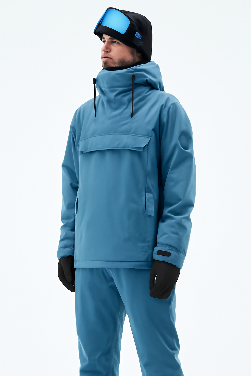 Snowboard Jacket Men Steel Blue