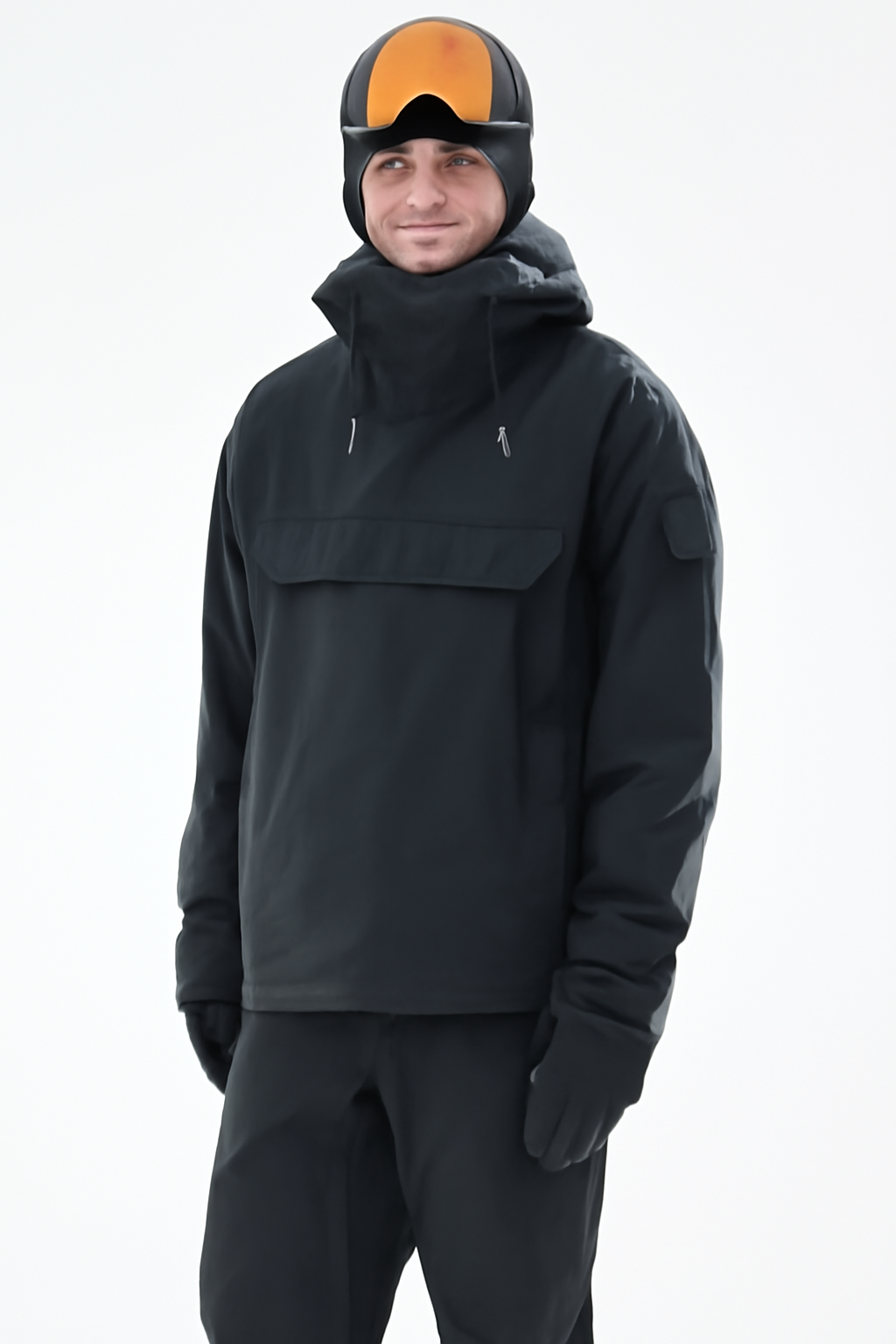 Snowboard Jacket Men Black